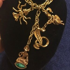 Vintage gypsy gold necklace from Dubai